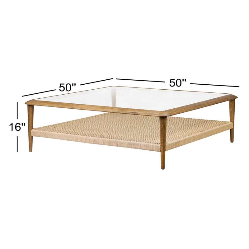 Carmelo Coffee Table-Medium Brown Oak