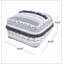 Grand repose-pieds Karim en faux fil, choix confortable, multiples fonctions, design classique et coins confortables