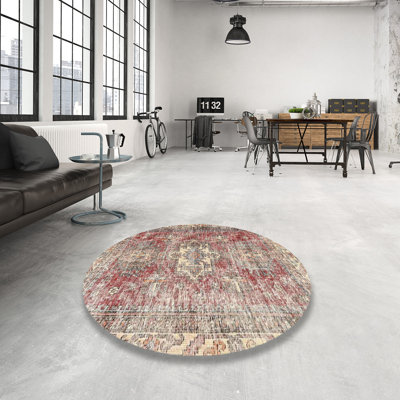 Tapis oriental rouge / beige