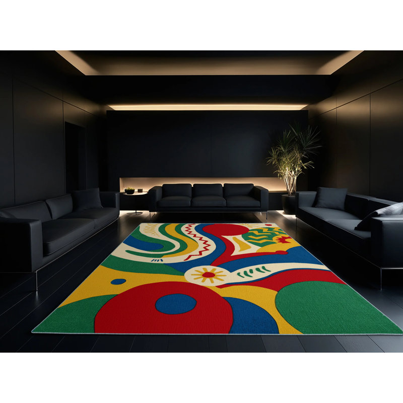 Dazzling Doodle Rug, Round 5'