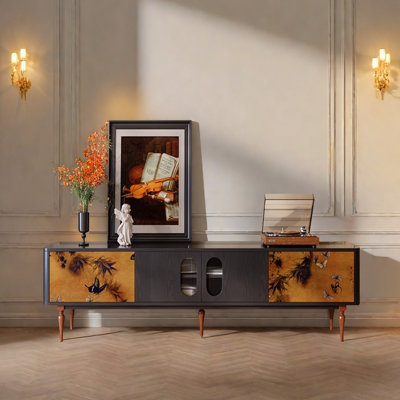 Meuble télé rétro et niche