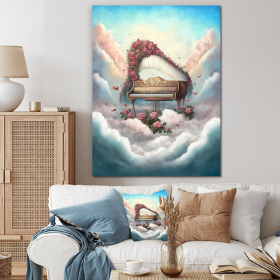 Piano Heaven I, reproduction d'art sur toile