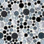 Carreau de mosaïque murale aspect marbre 10,5 po x 10,5 po Bubble Art-69567821