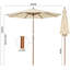 Thatcham 300cm Market Parasol