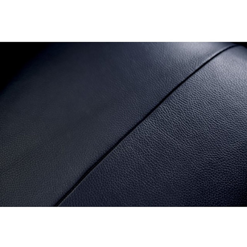Causeuse Barbarei, Cuir véritable bleu minuit