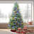 Fraser Hill Farm 7.5 ft. Oregon Pine Artificial Prelit Christmas Tree with Dual Multicolor & Warm White LED Lights-663064880