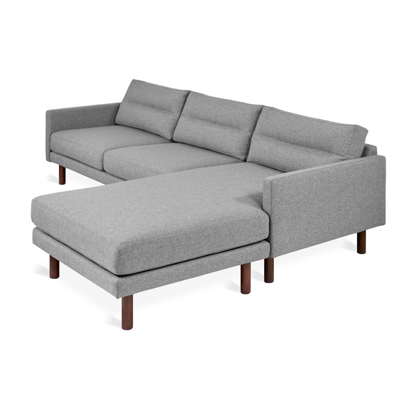 Miller Bi-Sectional, Parliament Stone 100% Polyester