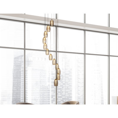 Kalicki 12 - Light Unique/Statement LED Chandelier