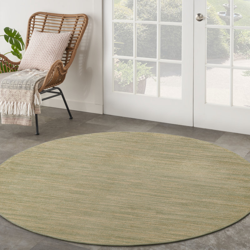 Aadhav Indoor / Outdoor Rug, Round 6' x 6'