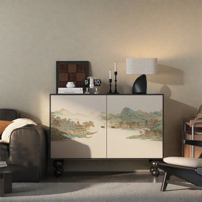 Armoire de rangement moderne à deux portes