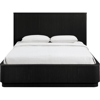 Astrid Solid Wood And Oak Veneer Bed