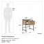 Table de chevet avec tiroir Bushwick