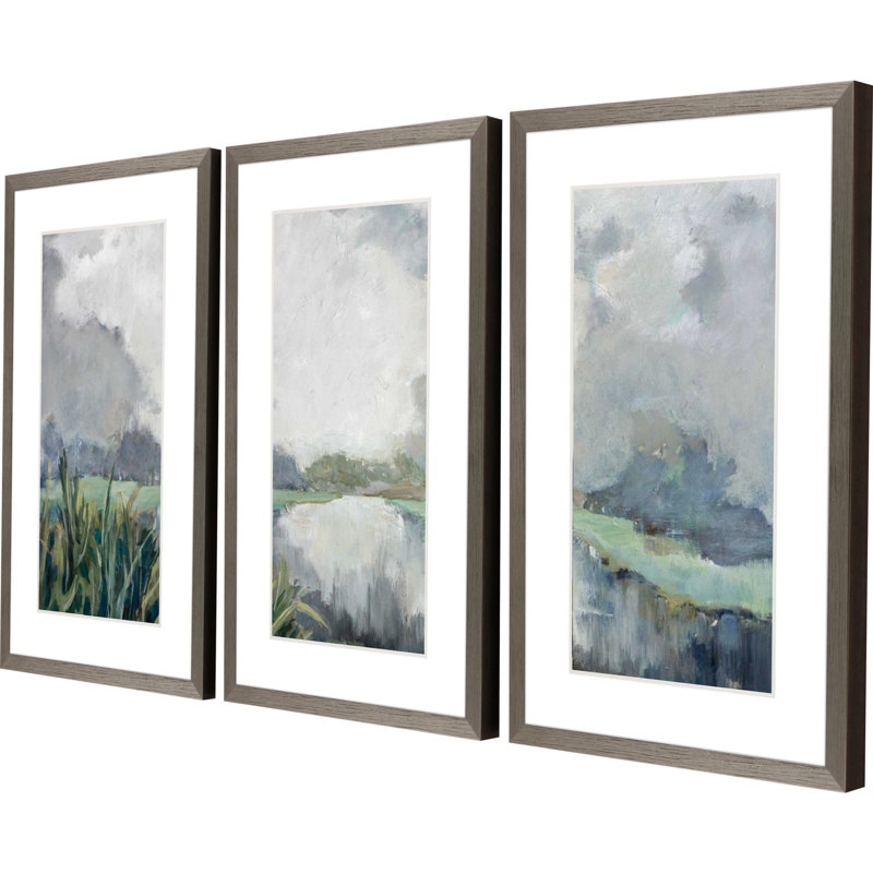 "Passage S / 3" par Buckley - Ensemble de 3 pièces sur papier