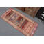 Tapis turc coloré et coloré avec un motif de patchwork traditionnel dans des tons orange chaleureux