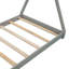 Lit plateforme House avec structure triangulaire-1064462186