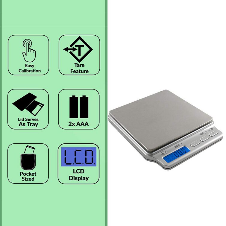 American Weigh Scales AC Pro Series Digital Pocket Weight Scale