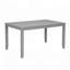 Ensemble de table et chaises de salle à manger en bois massif 7 pièces, table moderne de 58,5 pouces avec 6 chaises rembourrées en X pour la cuisine et la salle à manger-37330525