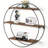 Alaina 3 Piece Circle Wood Floating Shelf-847772614