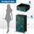 4 Drawer Dresser for Bedroom, Narrow Chest of Drawers, Wooden Top and Study Iron Frame 18"x37.5"-(WxH)