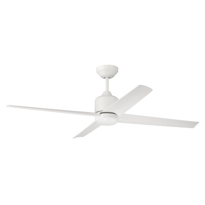 Ventilateur de plafond 52 po avec lumières DEL et télécommande Quell