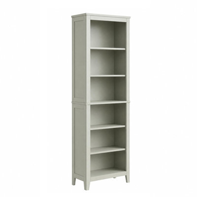 Bibliothèque à 6 niveaux avec tablettes ouvertes pour le bureau à domicile | La conception à 6 niveaux offre du rangement pour les livres et la décoration. Panneau de particules robuste avec sécurité anti-basculement pour un usage domestique