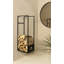 LUMBER LOCKER 27.3cm W Metal Log Rack