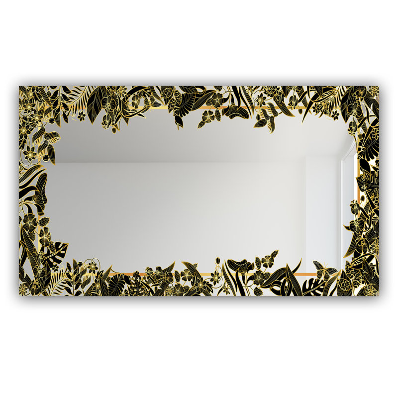 Miroir de salle de bain, H 29,5 po x l 39,4 po, Capital Botanical Bliss 1