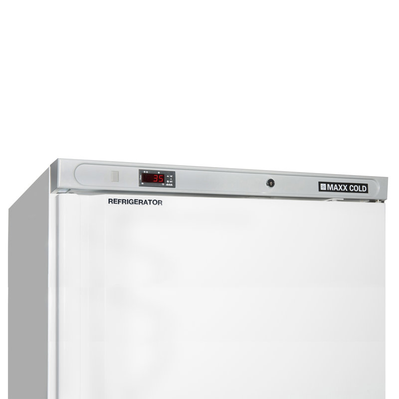 Maxx Cold Single Door Economy Reach-In Refrigerator, 23 cu. ft. Storage Capacity, in White