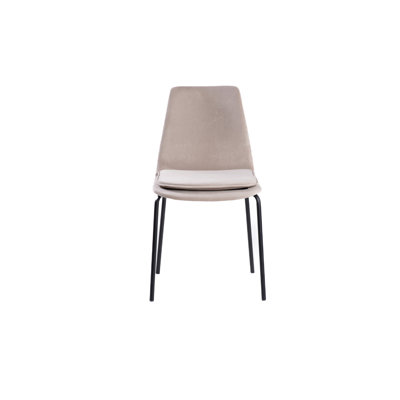 Chaise d'appoint brun clair