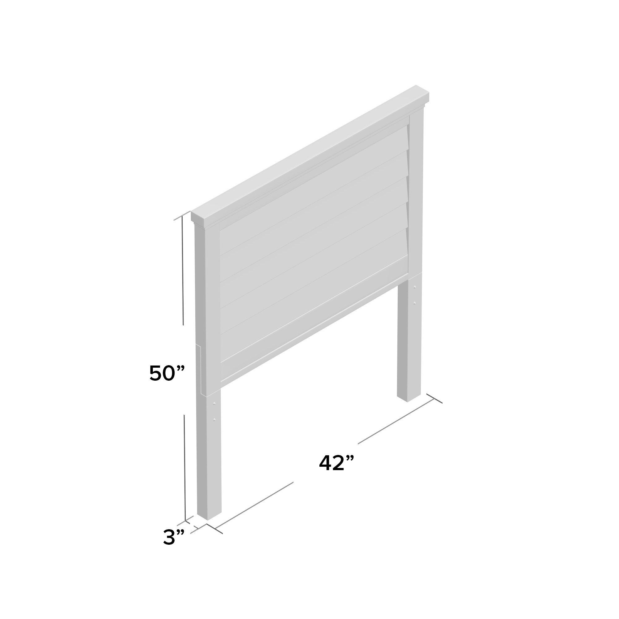 Archie Panel Headboard, Twin