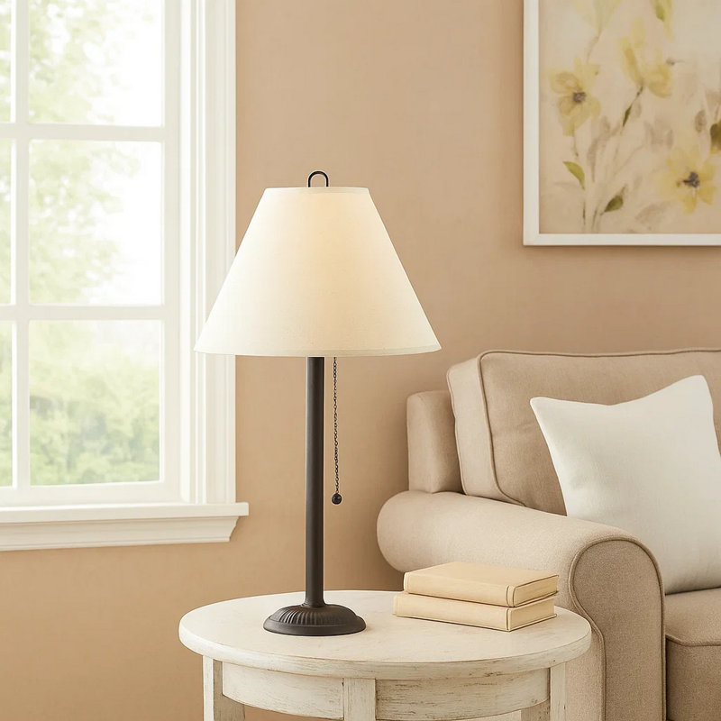 Lampe de table noire 27,5 "