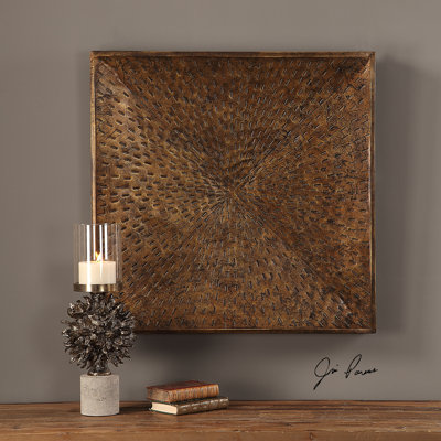 Traditional Abstract Wall Decor on Metal