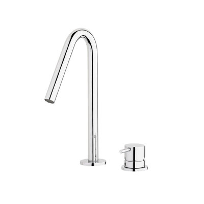 Steel Widespread Bathroom Faucet