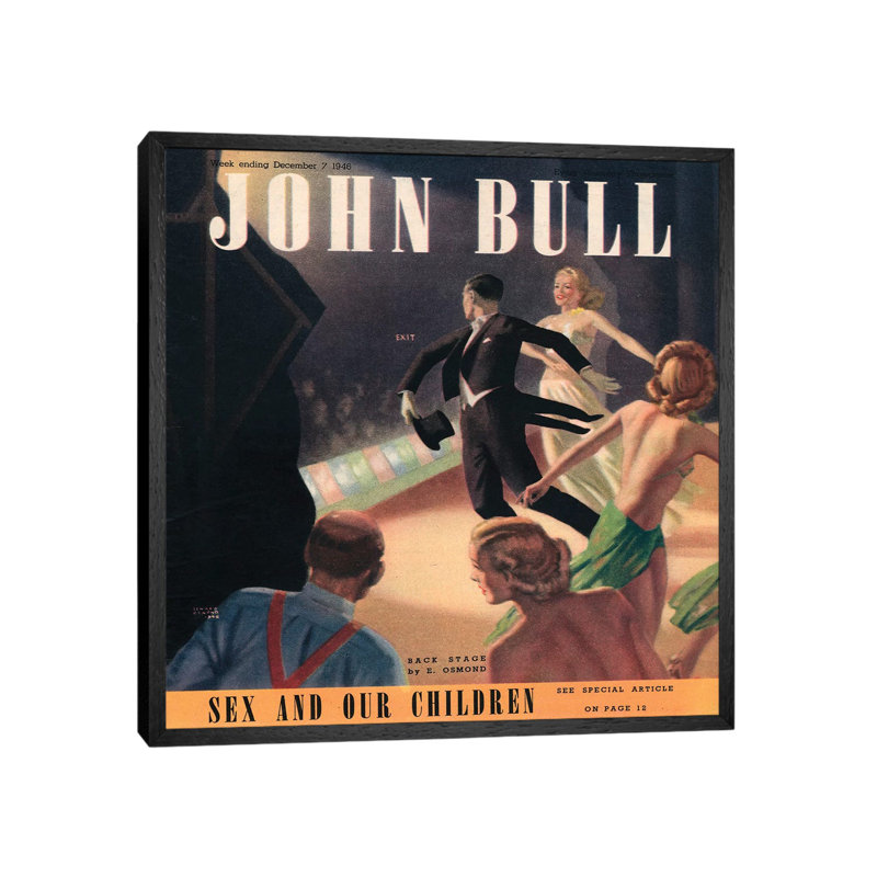 1946 John Bull Magazine Cover by The Advertising Archives - Gallery-Wrapped Canvas Giclée on Canvas, 45.72 cm H x 45.72 cm W