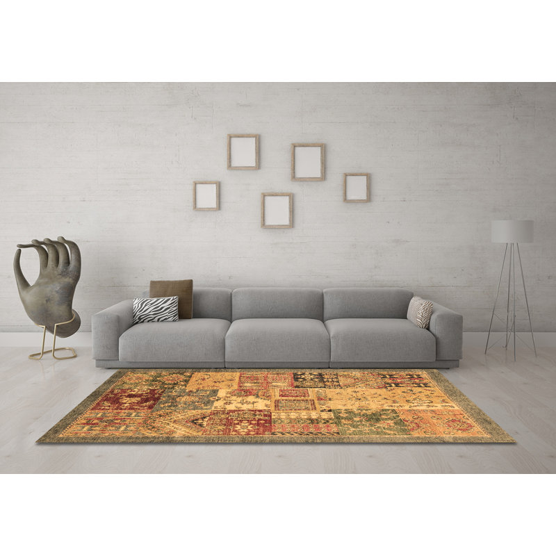 Abstract Indoor Rug, Square 7'