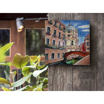 Plaque chauffante Venise en céramique 8 x 8 po