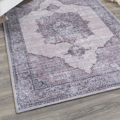 Hazley Chenille Oriental Indoor Rug