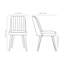 Ensemble de 2 chaises de salle à manger rembourrées Mavenna