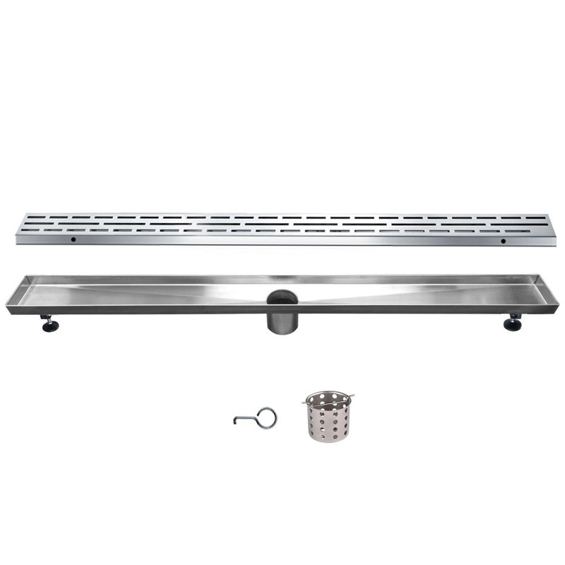 47 Inch Long Stainless Steel Linear Floor Shower Drain