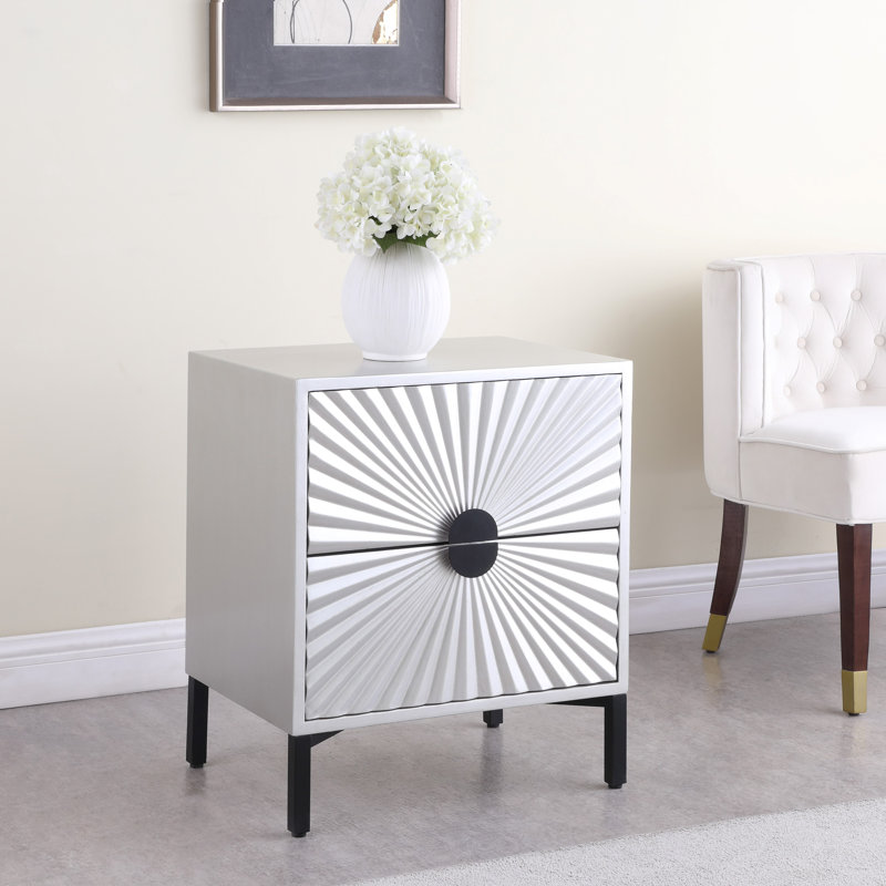 Dias 22'' W Solid Wood Nightstand