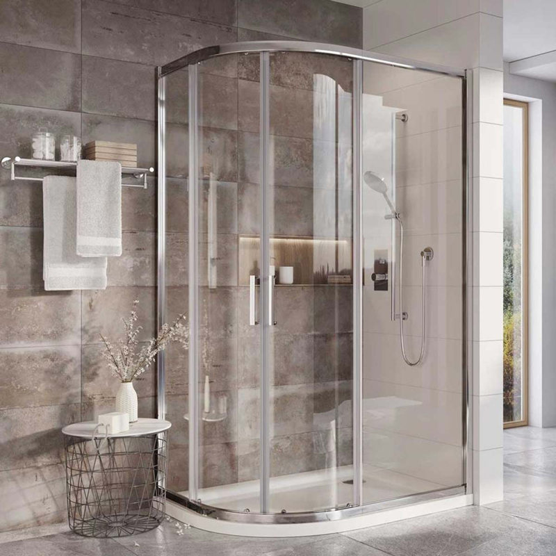 Florenzi Twin Sliding Door 1000x900 Quadrant Enclosure