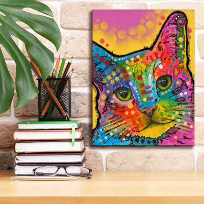 «Tilt Cat» par Dean Russo, art mural sur toile