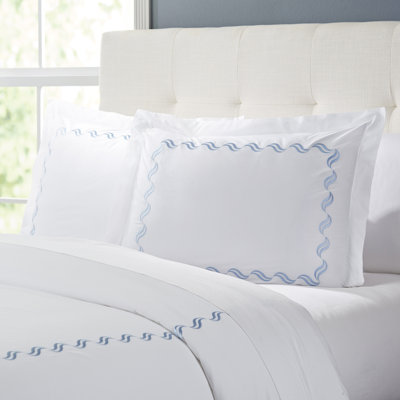Scroll Egyptian-Quality Cotton Geometric Shapes Duvet Cover