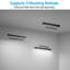 Luminaire linéaire asymétrique à lavage mural 4pi 40w 3ctct, 3000k / 4000k / 5000k