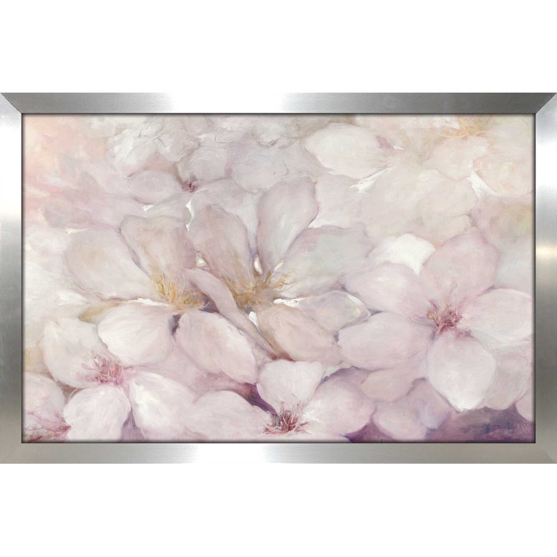 « apple florales », reproduction de peinture à l’acrylique, H 21,5 po x l 27,5 po x P 0,75 po