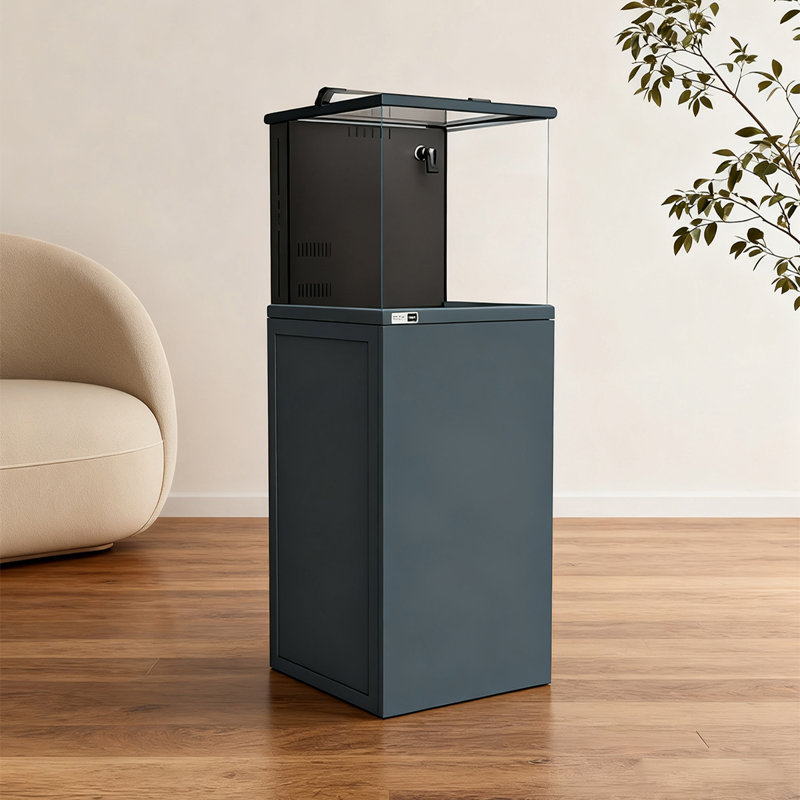Petit réservoir carré d'aquariums en alliage d'aluminium, 15,85 gallons (H 51,97 po x l 24,02 po x P 20,47 p, Navy