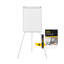 Bi-Office tripod flipchart gray, non-magnetic, with pen tray, 70 x 100cm