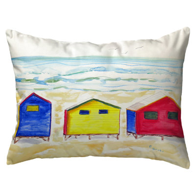 Outdoor Reversible Throw Pillow