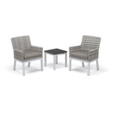 Caspian Outdoor 3 - Piece Conversation Set