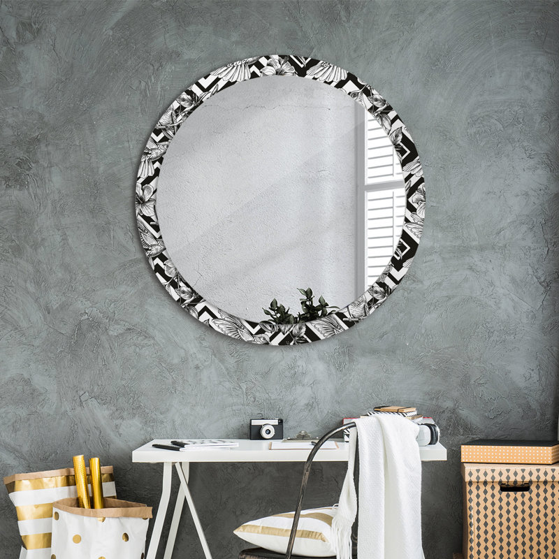 Huldar Glass Flat Wall Mirror